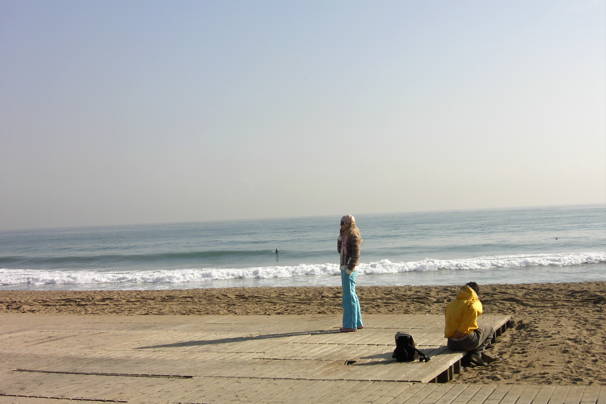 from the coast of barcelona